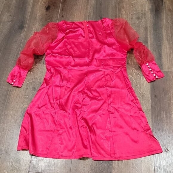 Organza Sleeve Dress - Picture 2 of 5